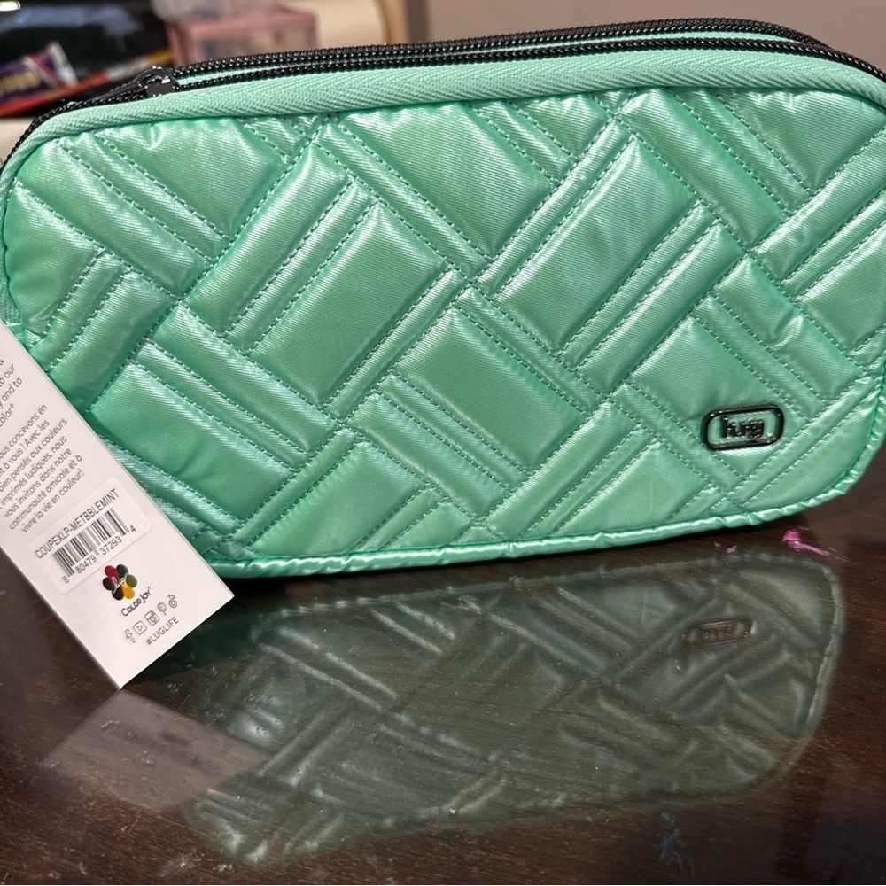 Lug Coupe XL Plus Metallic Bubble Mint Crossbody